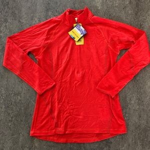 Smartwool Womens Lightweight Zip T, size XL